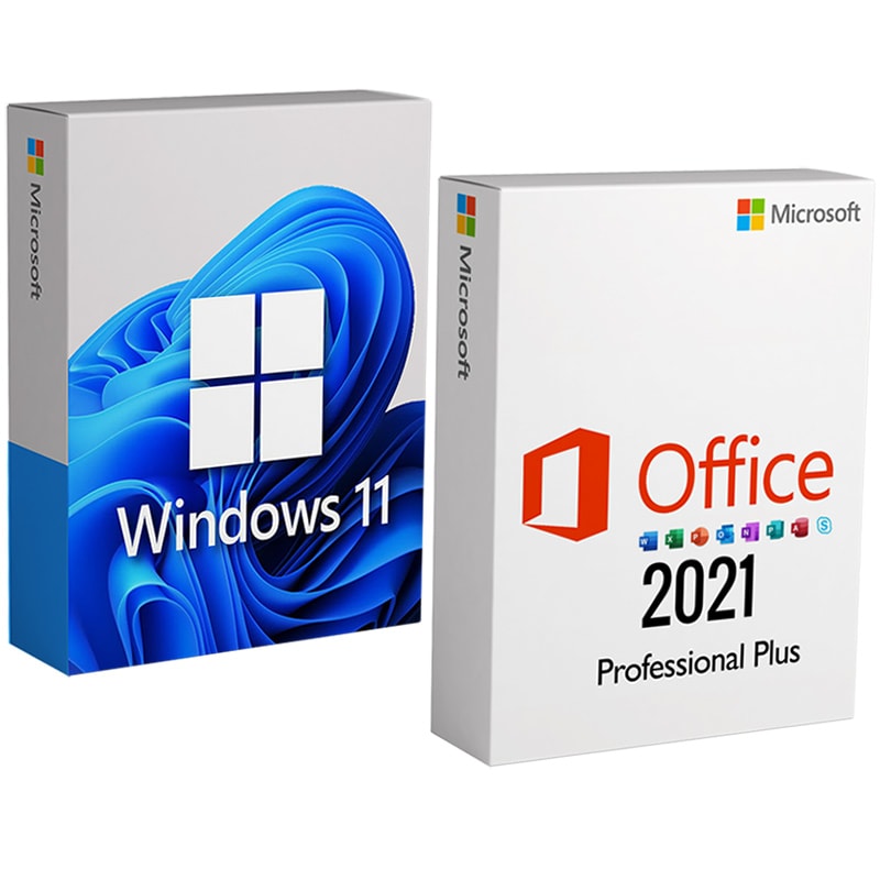 PAQUETE 2: MS Office 2021 Professional Plus Windows 11 Professional -  ServimarPC