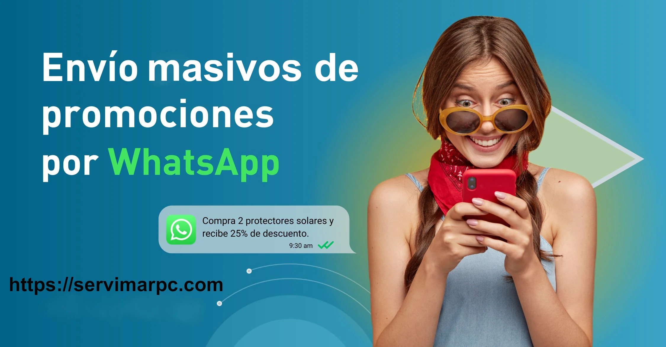 envío de publicidad por whatsapp SERVIMAR-PC
