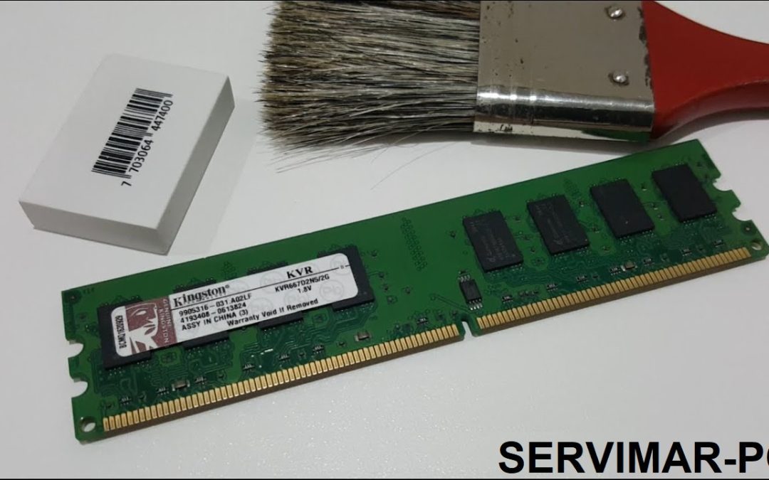 Limpiando las Memorias RAM con un Borrador