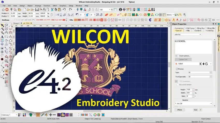 Wilcom EmbroideryStudio e4 Designing: el software de diseño de bordados líder en la industria