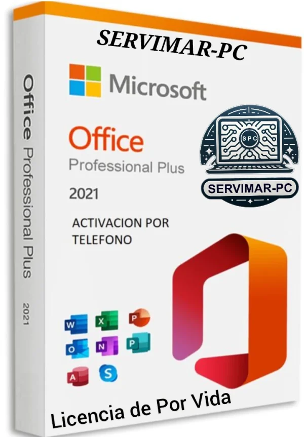 Microsoft Office 2021 Profesional Plus con Licencia de por Vida