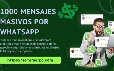 Potencia tus comunicaciones con clientes mediante Envío Masivo por WhatsApp con WhatSender de SERVIMAR-PC