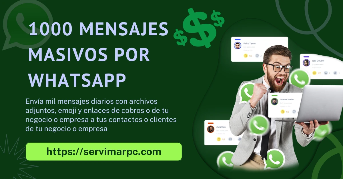 WhatSender envíos masivos por WhatsApp sin Spam