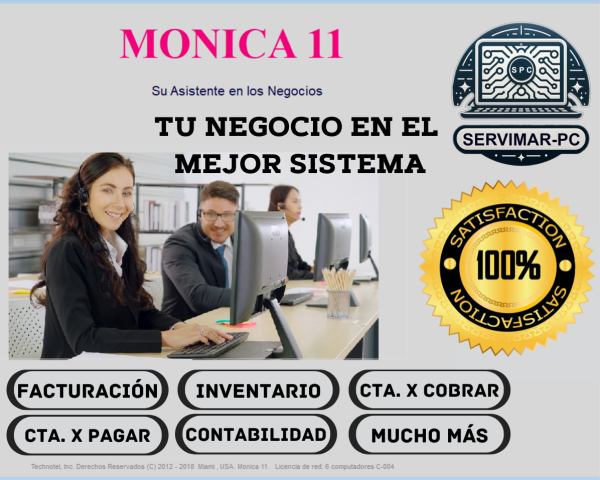 Sistema Contable Monica 11 Con Licencia de Por Vida Descargas