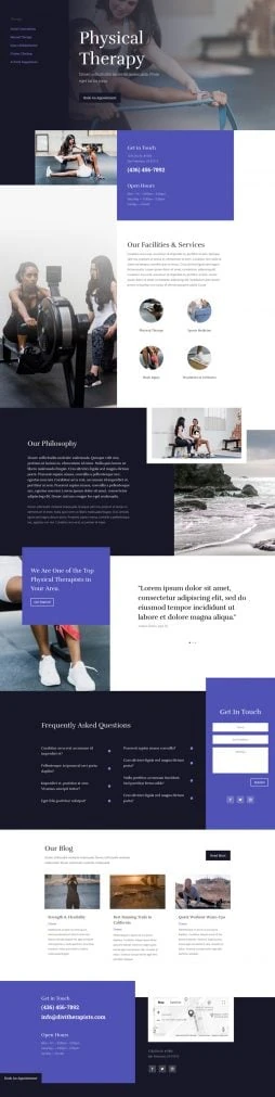 Diseño Web para Fisioterapeuta