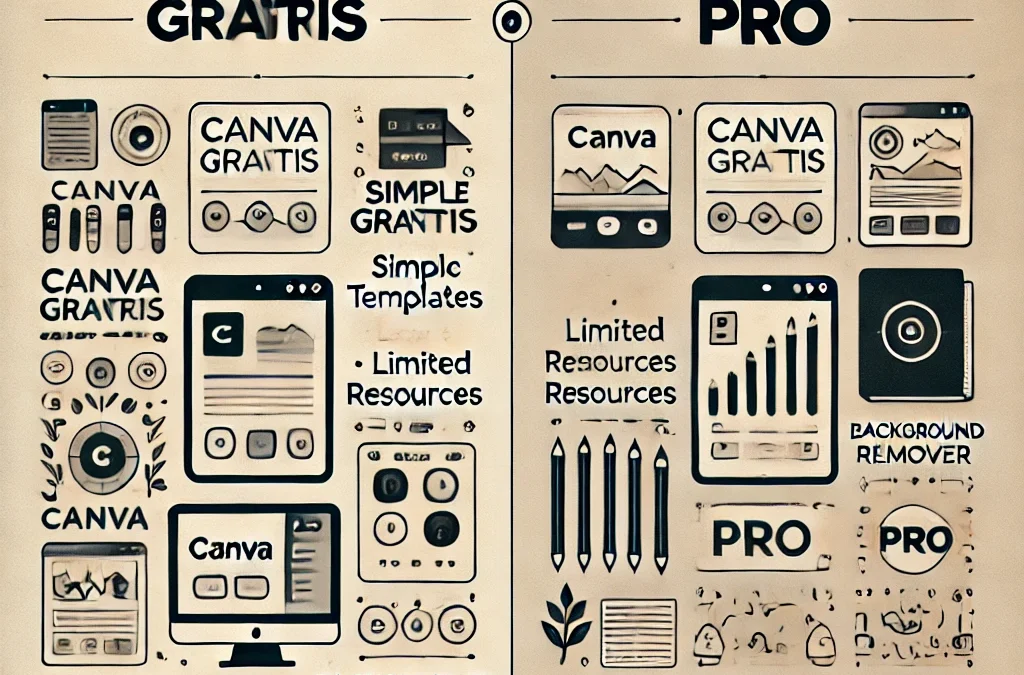 Canva Gratis vs Canva Pro: ¿Cuál es la mejor opción para tus diseños?